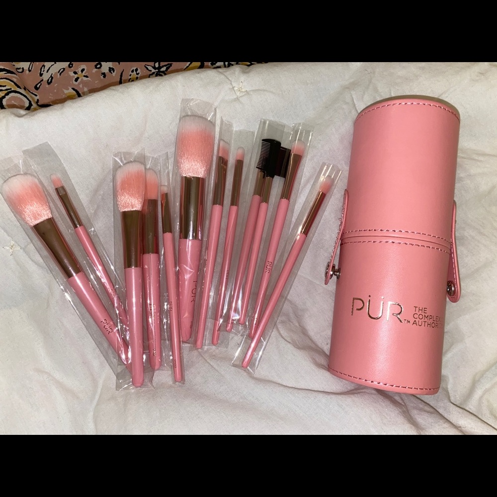 12pc Pink PUR Brush Set 💕